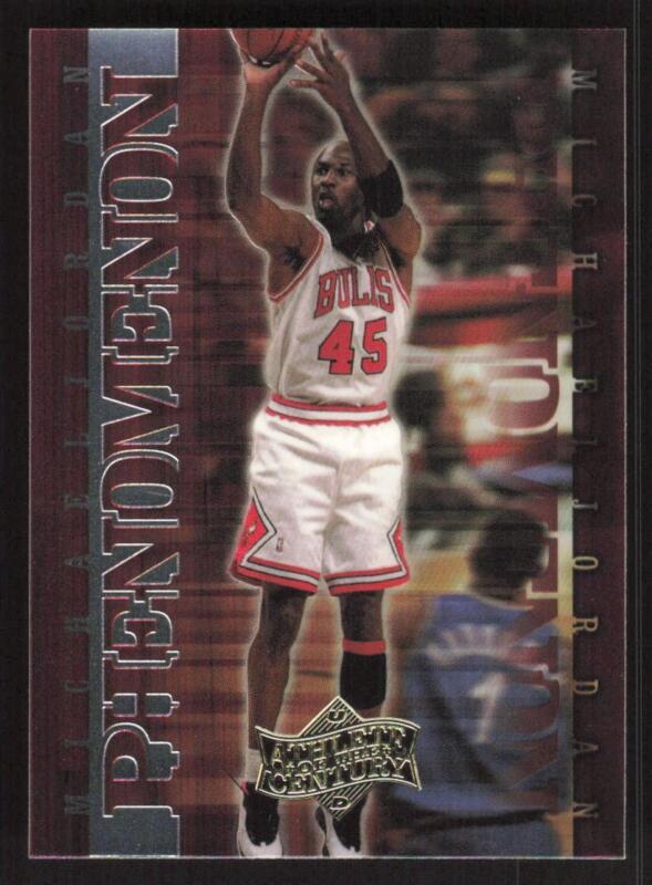 1999 UPPER DECK ATHLETE OF THE CENTURY MICHAEL JORDAN P4 MJ PHENOMENON BULLS
