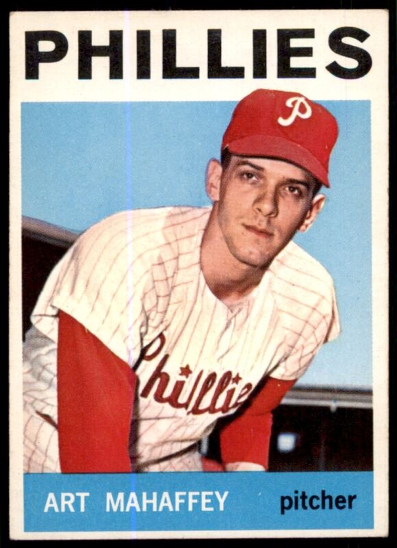 1964 TOPPS ART MAHAFFEY 104 EXMT BASEBALL PHILADELPHIA PHILLIES