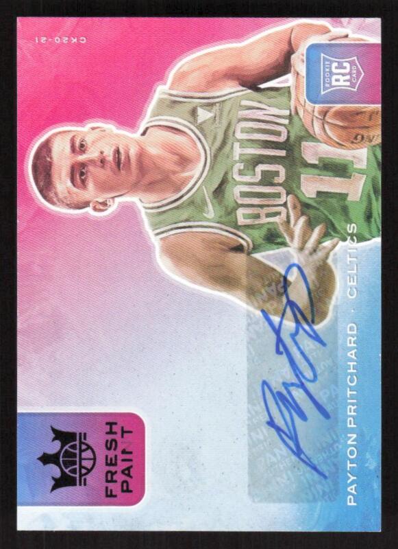 2020 COURT KINGS PAYTON PRITCHARD FRESH PAINT VIOLET RC AUTOGRAPH 42/49 CELTICS