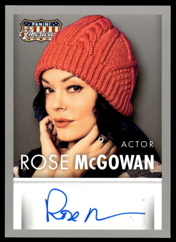 2015 PANINI AMERICANA ROSE MCGOWAN S-RMG MINT AUTOGRAPH ACTRESS NIP TUCK