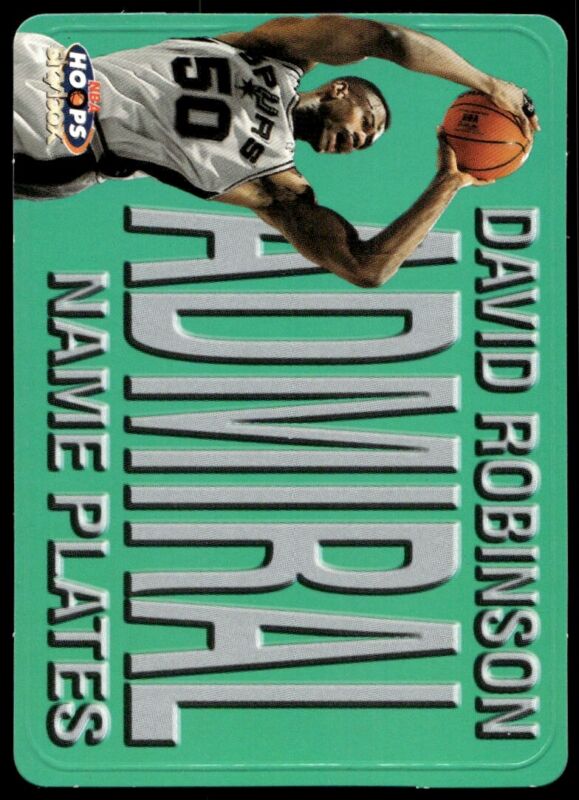 1999 HOOPS DAVID ROBINSON 9NP MINT NAME PLATES BASKETBALL SAN ANTONIO SPURS