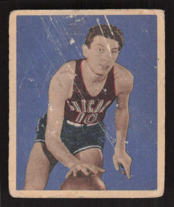 1948 BOWMAN MAX ZASLOFSKY 55 FAIR RC BASKETBALL CHICAGO STAGS