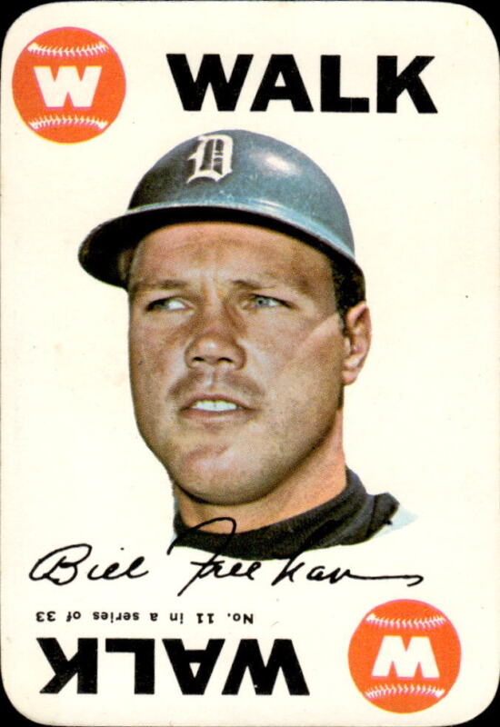 1968 TOPPS BILL FREEHAN 11 NRMT GAME BASEBALL DETROIT TIGERS