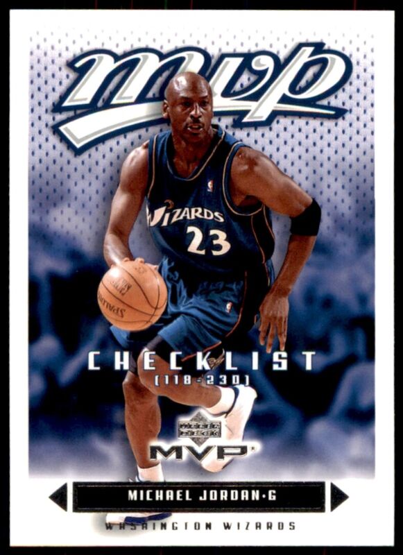 2003 UPPER DECK MVP MICHAEL JORDAN 200 NRMT-MT CL BASKETBALL WASHINGTON WIZARDS