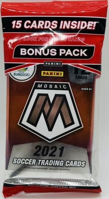 2021 PANINI MOSAIC UEFA EURO SOCCER VALUE CELLO PACK SEALED AUTO RC BONUS QTY