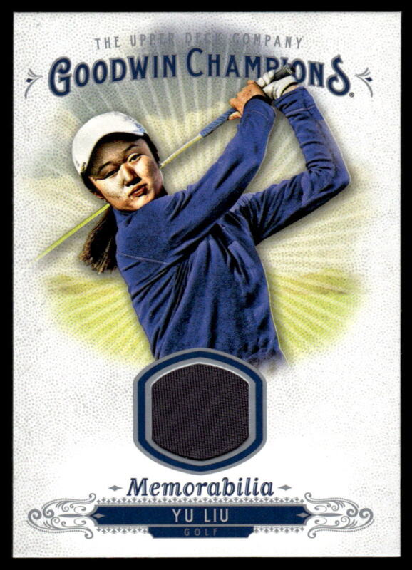 2018 UPPER DECK GOODWIN YU LIU M-YL MINT MEMORABILIA GOLF