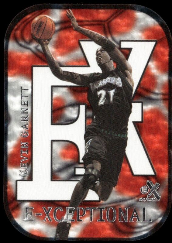 1999 E-X KEVIN GARNETT 2XC MINT E-XCEPTIONAL BASKETBALL MINNESOTA TIMBERWOLVES