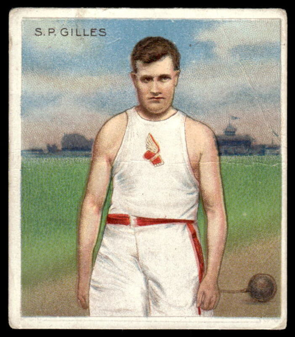 1910 T218 S.P. SIMON GILLES GOOD HASSAN TRACK AND FIELD NEW YORK ATHLETIC CLUB
