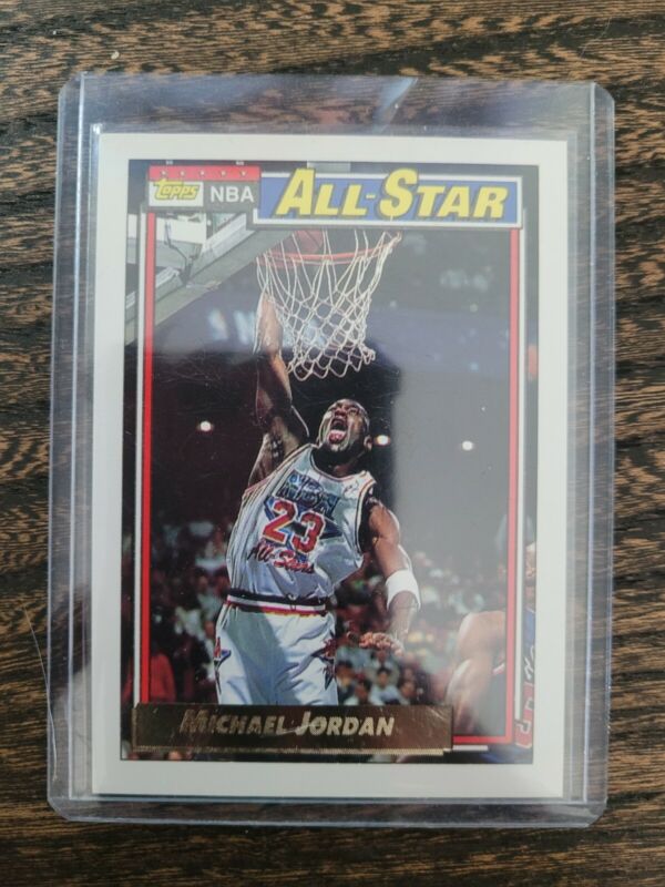 1992 TOPPS MICHAEL JORDAN 115 GOLD ALL STAR BASKETBALL CHICAGO BULLS