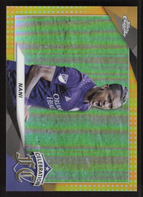 2021 TOPPS CHROME NANI CFC-4 CELEBRATION FC GOLD REFRACTOR 40/50 ORLANDO CITY SC