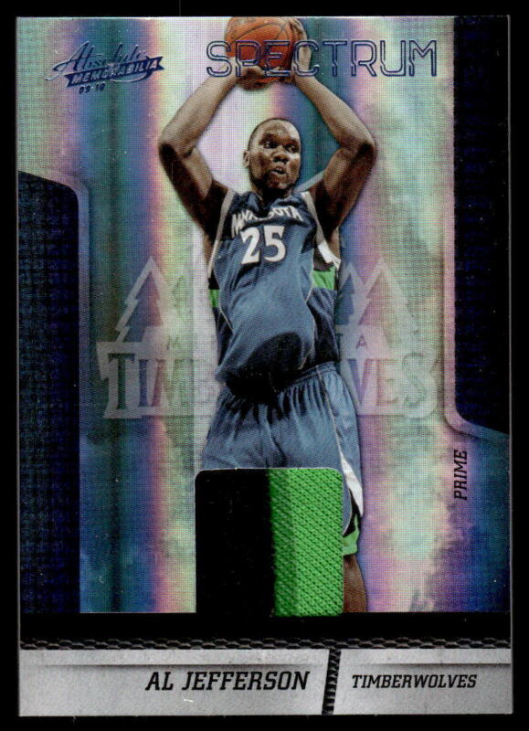 2009 ABSOLUTE MEMORABILIA AL JEFFERSON 58 SPECTRUM PRIME 3 COLOR JERSEY 11/25