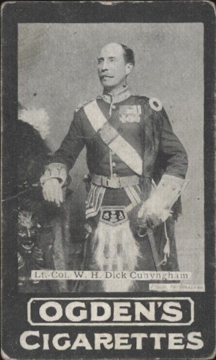 1901 OGDEN'S CIGARETTES LIEUTENANT COLONEL W.H DICK CUNYNGHAM VG LEADING GENERAL