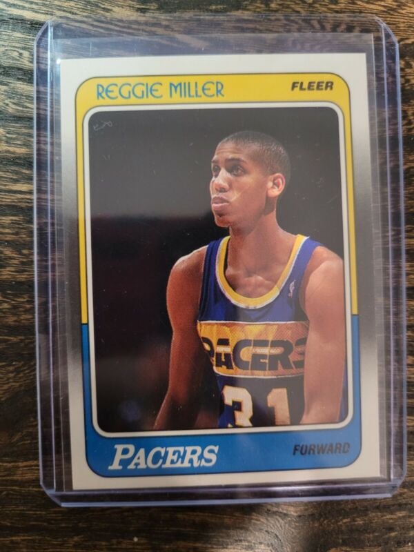 1988 FLEER REGGIE MILLER RC ROOKIE BASKETBALL INDIANA PACERS