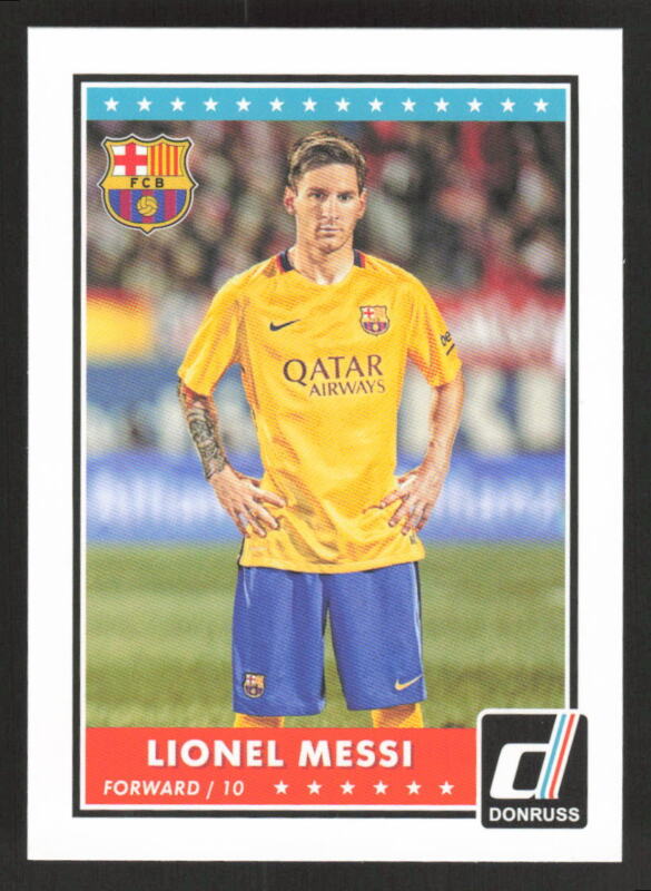 2015 DONRUSS LIONEL MESSI 68 MINT SOCCER FC BARCELONA