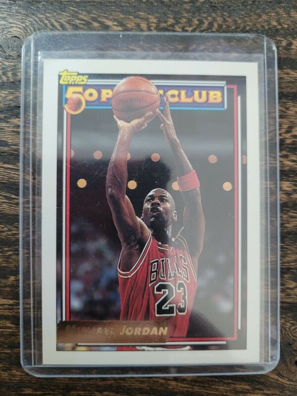 1992 TOPPS MICHAEL JORDAN 205 50 POINT CLUB GOLD BASKETBALL CHICAGO BULLS