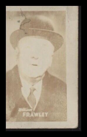 1948 TOPPS MAGIC PHOTOS WILLIAM FRAWLEY 27J GOOD R714-27 MOVIE STARS ENTERTAINER