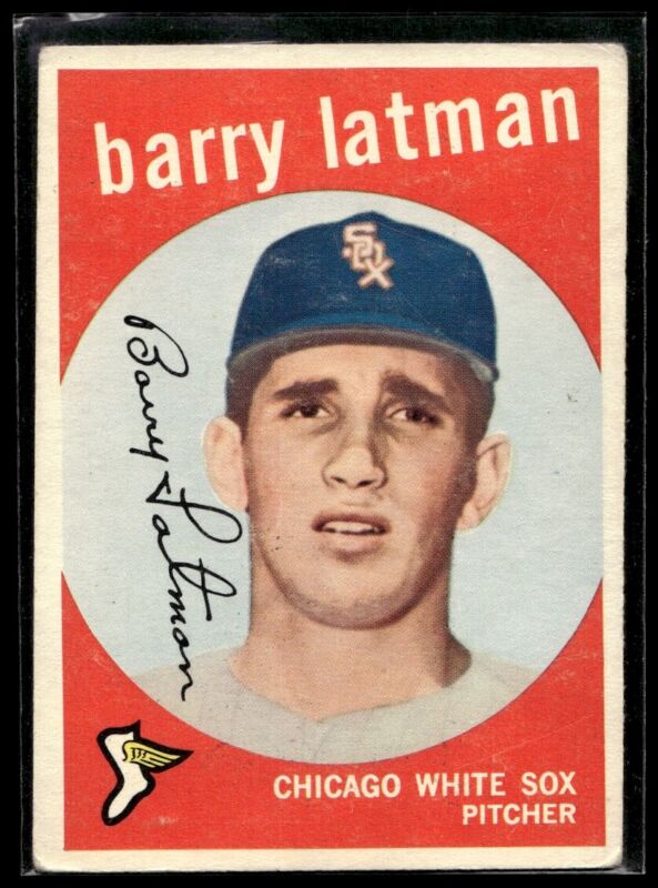 1959 TOPPS BARRY LATMAN 477 VG-EX RC BASEBALL CHICAGO WHITE SOX