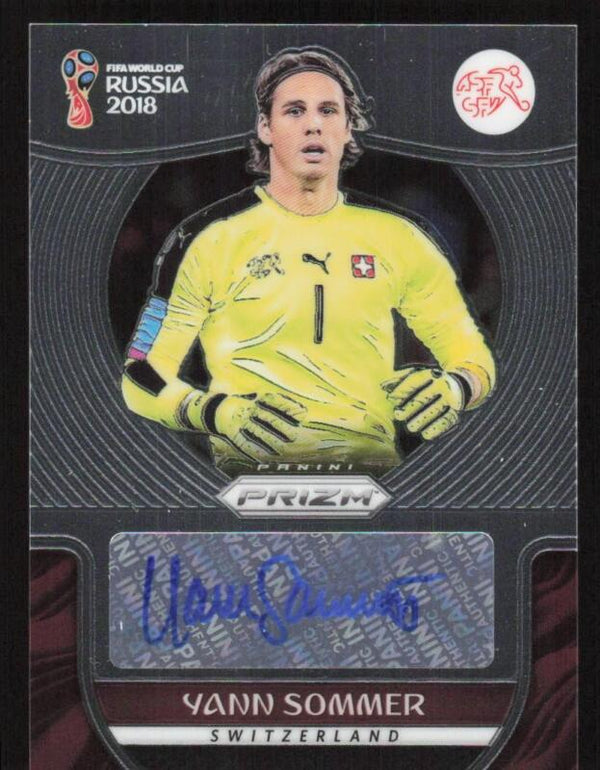 2018 PANINI PRIZM FIFA WORLD CUP YANN SOMMER S-YS MINT AUTOGRAPH SWITZERLAND