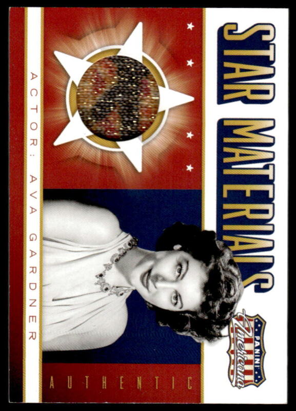 2015 PANINI AMERICANA AVA GARDNER SM-AVA MINT STAR MATERIALS ACTRESS MOGAMBO