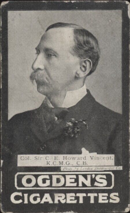 1901 OGDEN'S CIGARETTES COLONEL SIR C.E. HOWARD VINCENT GOOD LEADING GENERALS