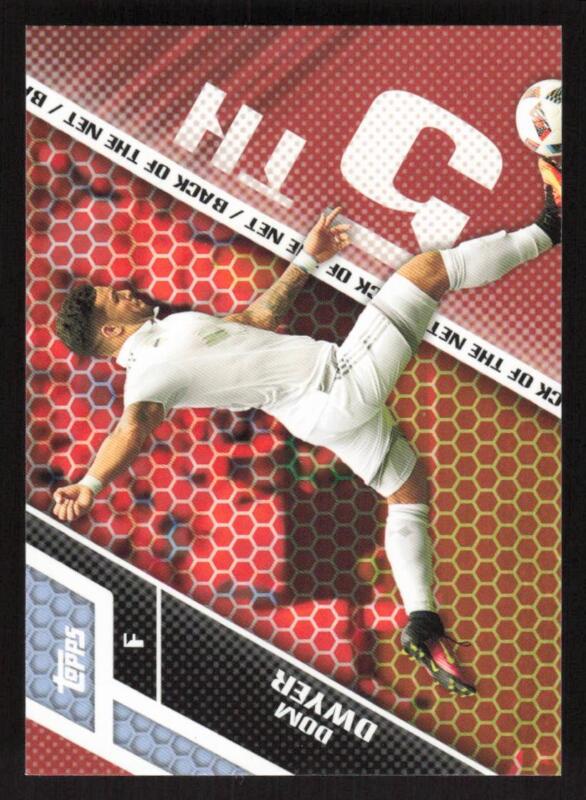 2017 TOPPS MLS DOM DWYER BOTN-5 BACK OF THE NET RED 2/10 SPORTING KANSAS CITY