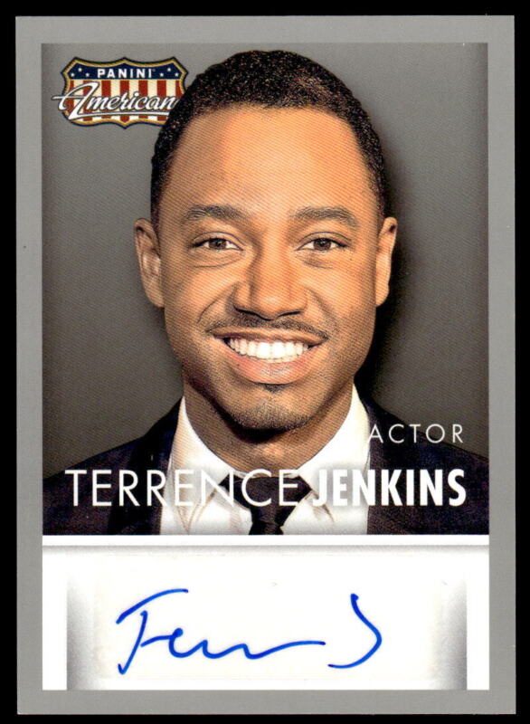 2015 PANINI AMERICANA TERRENCE JENKINS S-TJ MINT AUTOGRAPH ACTOR E! NEWS