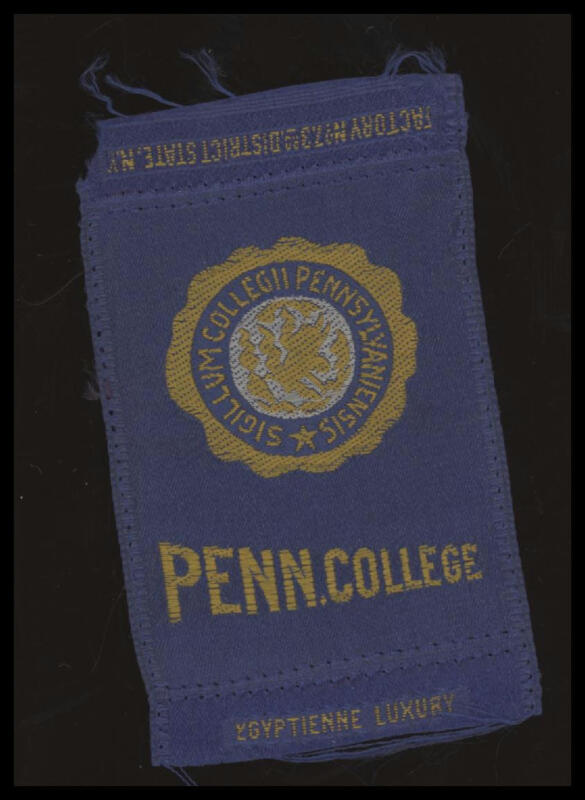 1910 S25 PENN COLLEGE NNO VG SILKS FOOTBALL