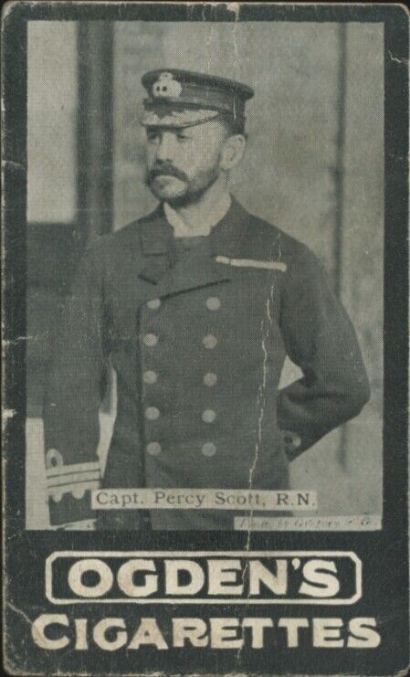 1901 OGDEN'S CIGARETTES PERCY SCOTT POOR CAPTAIN IMPERIAL INTERNATIONAL INTEREST