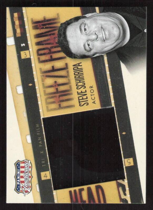 2015 PANINI AMERICANA STEVE SCHIRRIPA 22 MINT FREEZE FRAME FILM THE SOPRANOS