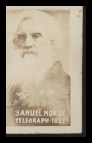 1948 TOPPS MAGIC PHOTOS SAMUEL MORSE 7N GOOD R714-27 AMERICAN INVENTORS