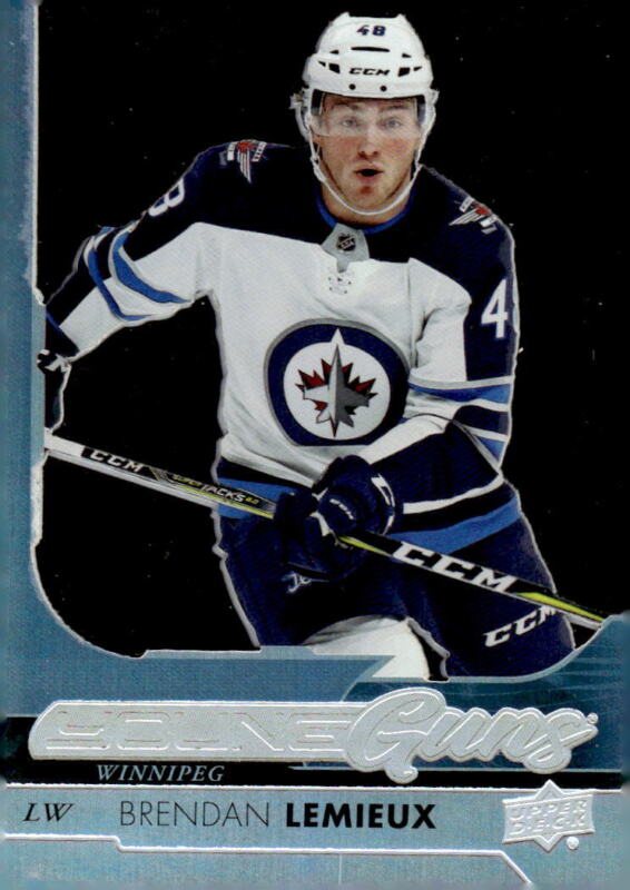 2017 UPPER DECK BRENDAN LEMIEUX 487 MINT YOUNG GUNS RC HOCKEY WINNIPEG JETS