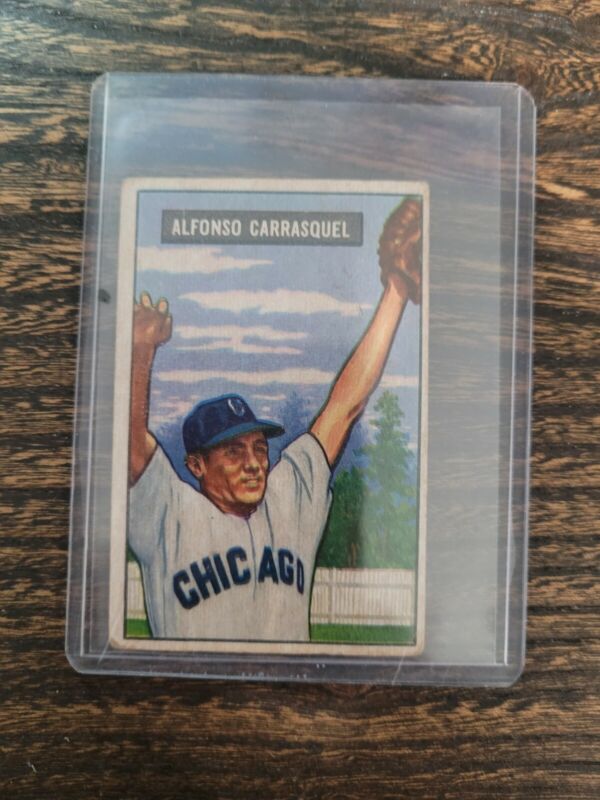 1951 BOWMAN ALFONSO CARRASQUEL CHICAGO WHITE SOX