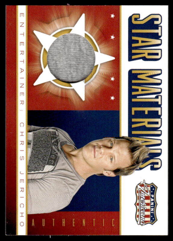 2015 PANINI AMERICANA CHRIS JERICHO SM-CJ MINT STAR MATERIALS WRESTLER WCW