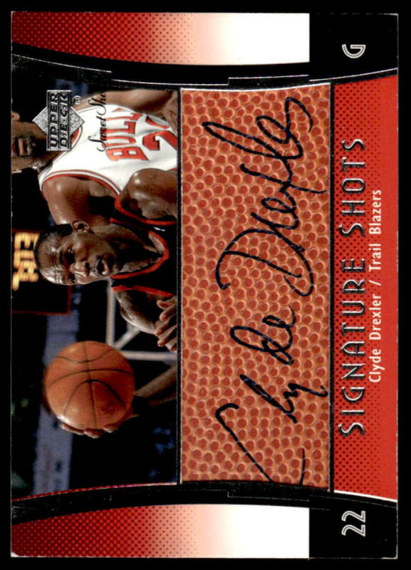 2004 UPPER DECK SWEET SHOT CLYDE DREXLER SS-CD EX SHOTS AUTOGRAPH TRAILBLAZERS
