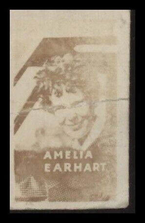 1948 TOPPS MAGIC PHOTOS AMELIA EARHART 5L FAIR R714-27 PIONEERS AVIATION