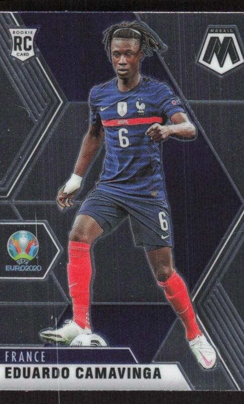 2021 PANINI MOSAIC UEFA EURO 2020 EDUARDO CAMAVINGA 111 MINT RC SOCCER FRANCE