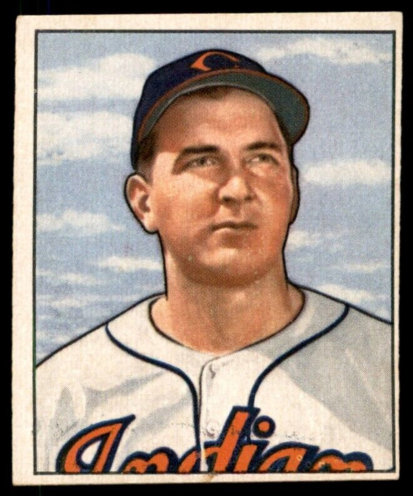 1950 BOWMAN ALLIE CLARK 233 NRMT-MT BASEBALL CLEVELAND INDIANS