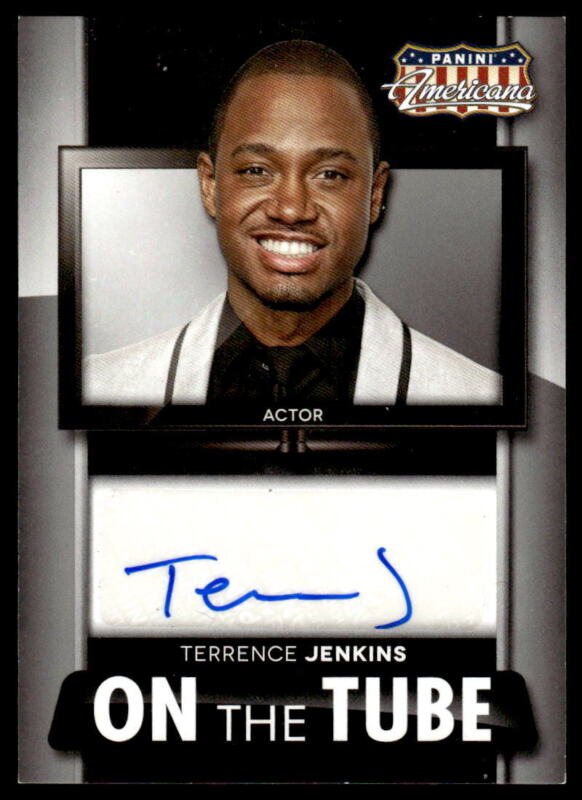 2015 PANINI AMERICANA TERRENCE JENKINS MS-TJ MINT AUTOGRAPH ACTOR E! NEWS