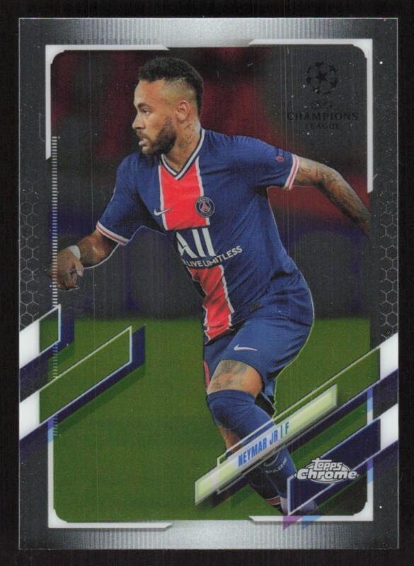 2020 TOPPS CHROME UEFA CHAMPIONS LEAGUE NEYMAR JR. 16 MINT PARIS SAINT-GERMAIN