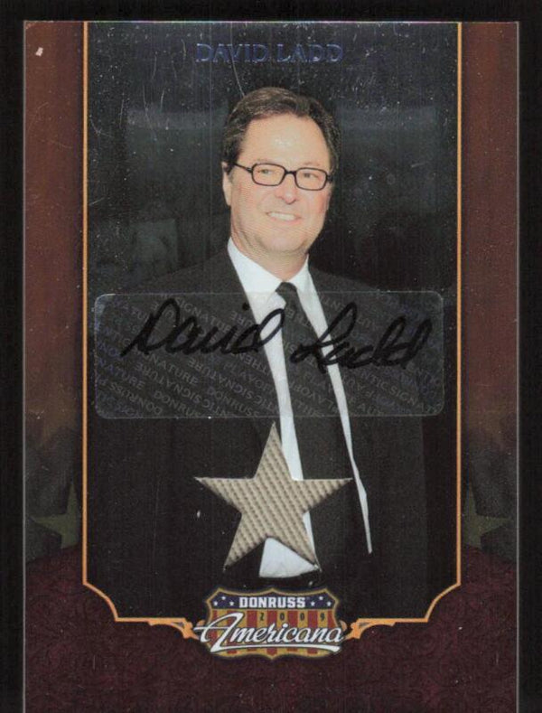 2009 DONRUSS AMERICANA DAVID LADD 36 AUTOGRAPH MEMORABILIA /100 FILM PROUD REBEL