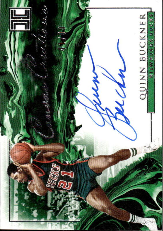 2019 PANINI IMPECCABLE QUINN BUCKNER CANVAS CREATIONS AUTOGRAPH /99 TIMBERWOLVES