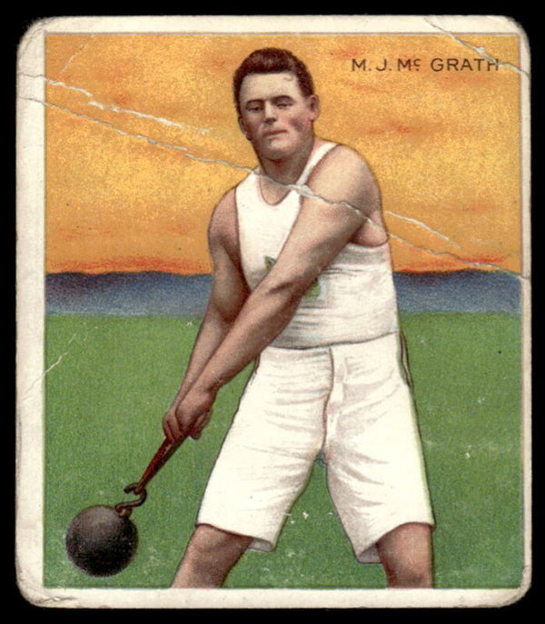 1910 T218 M.J. MCGRATH POOR MECCA TRACK AND FIELD NEW YORK