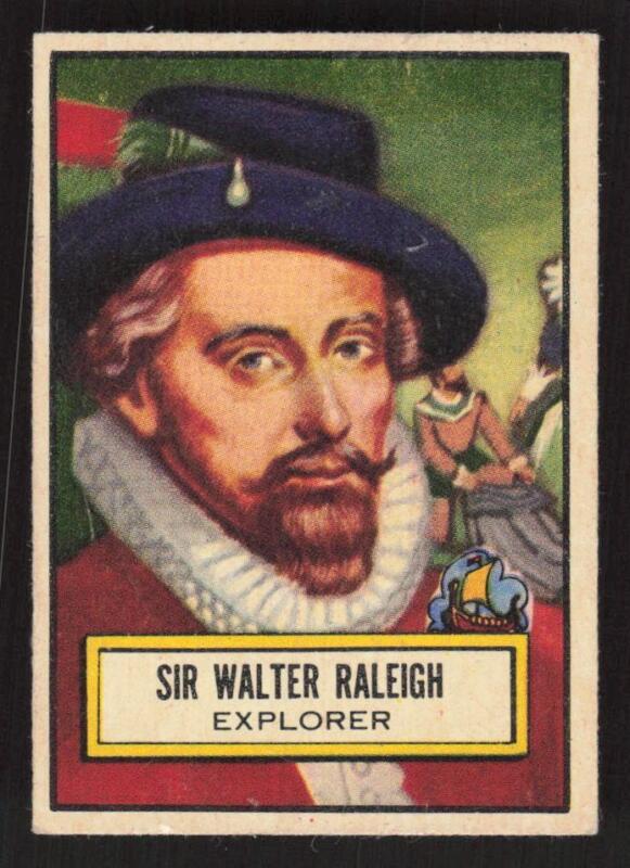 1952 TOPPS LOOK 'N SEE SIR WALTER RALEIGH 81 VG-EX EXPLORER