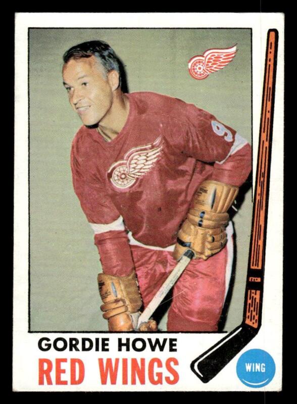 1969 TOPPS GORDIE HOWE 61 EXMT HOCKEY DETROIT RED WINGS