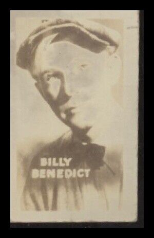 1948 TOPPS MAGIC PHOTOS BILLY BENEDICT 28J VG R714-27 MOVIE STARS ENTERTAINER