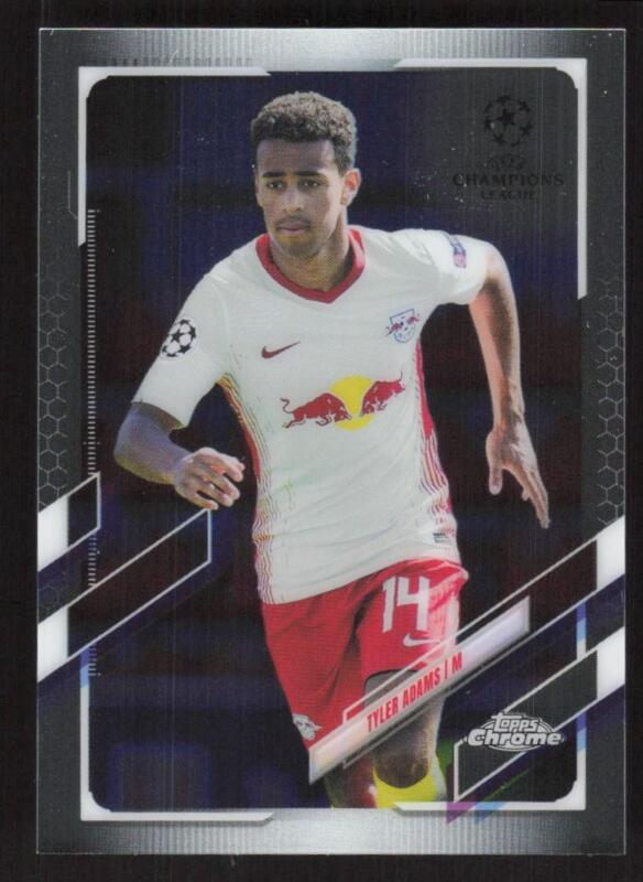 2020 TOPPS CHROME UEFA CHAMPIONS LEAGUE TYLER ADAMS 73 MINT SOCCER RB LEIPZIG