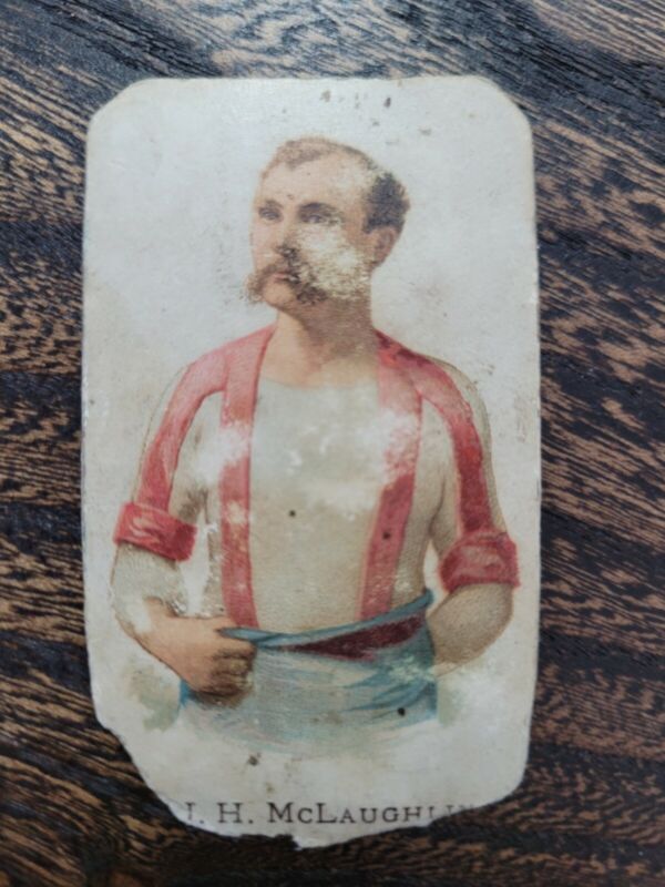 1887 ALLEN & GINTER J.H. MCLAUGHLIN POOR N28 WRESTLING WRESTLER