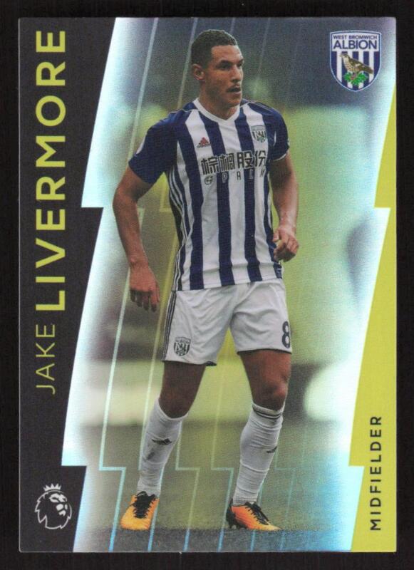 2018 TOPPS PLATINUM PREMIER LEAGUE JAKE LIVERMORE 93 MINT WEST BROMWICH ALBION