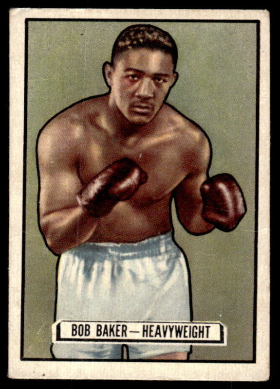 1951 TOPPS RINGSIDE BOB BAKER 25 VG-EX BOXING YMCA