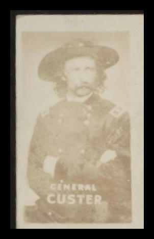 1948 TOPPS MAGIC PHOTOS GENERAL CUSTER 1S VG-EX R714-27 FIGURES OF THE WILD WEST